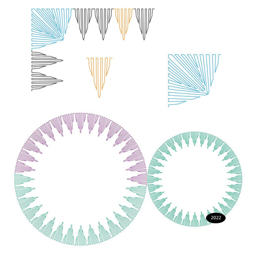 Spinning Hexagons Set