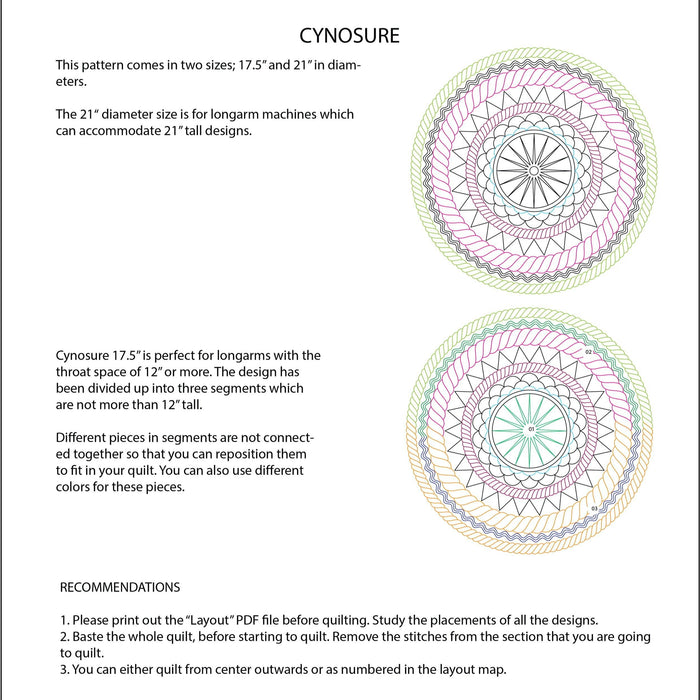 Saffron June 2022  (52 designs + Seahorse wholecloth project)