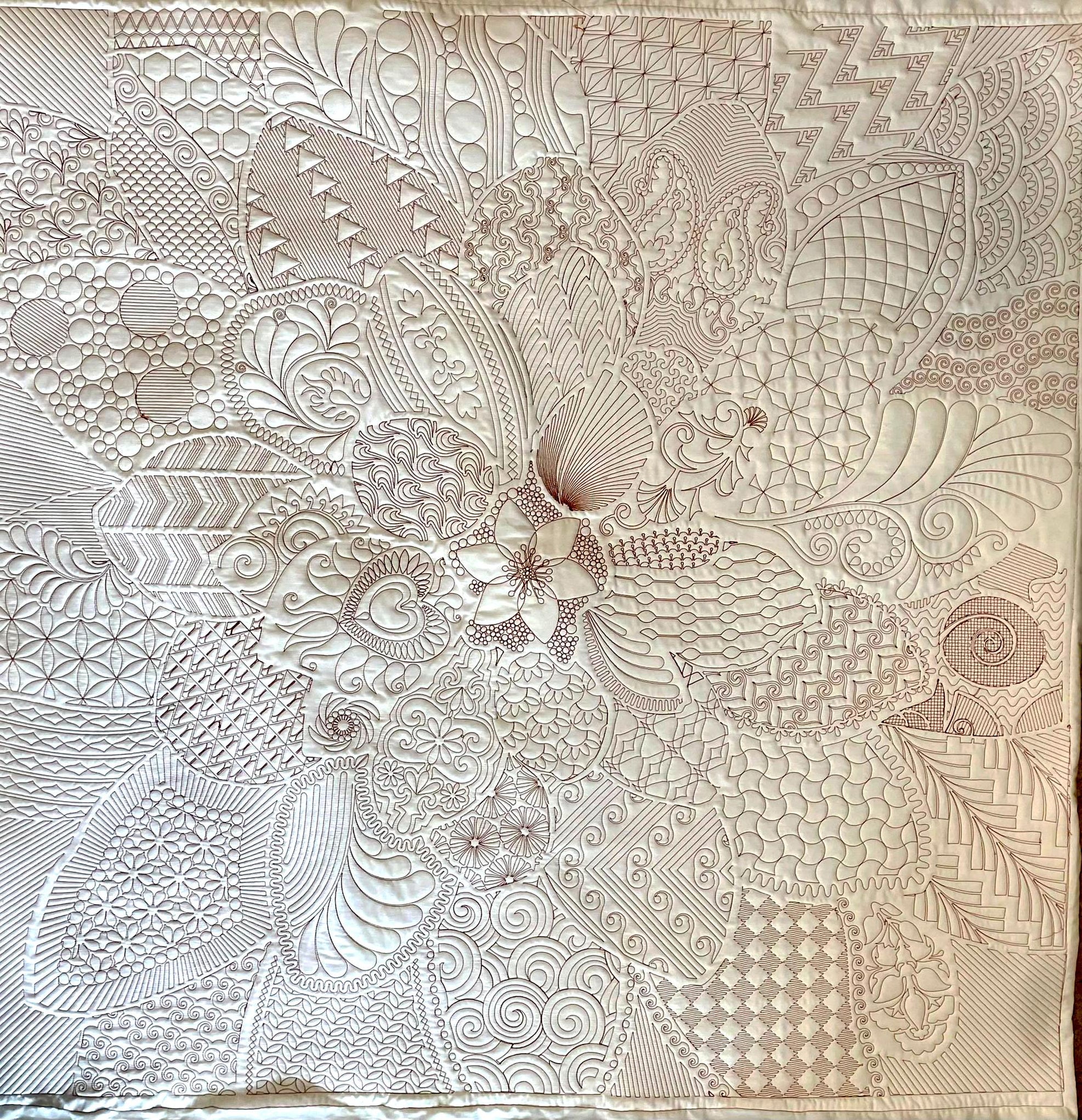 Dream Big Dahlia Panel Quilting Patterns for Longarm Machines — A Bit ...