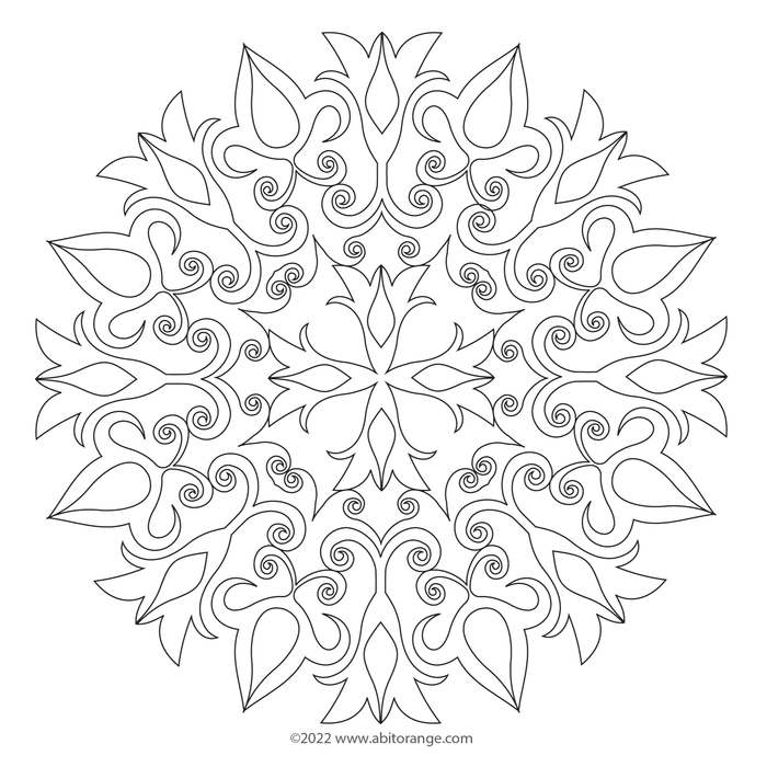 Floss Flower Mandala