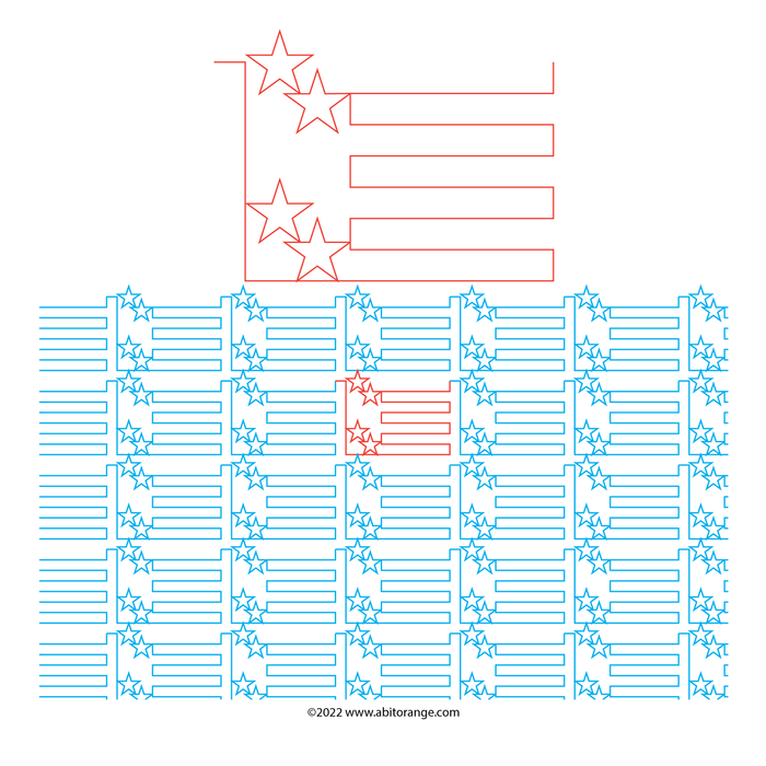 For Stars and Stripes Set (04 Designs)