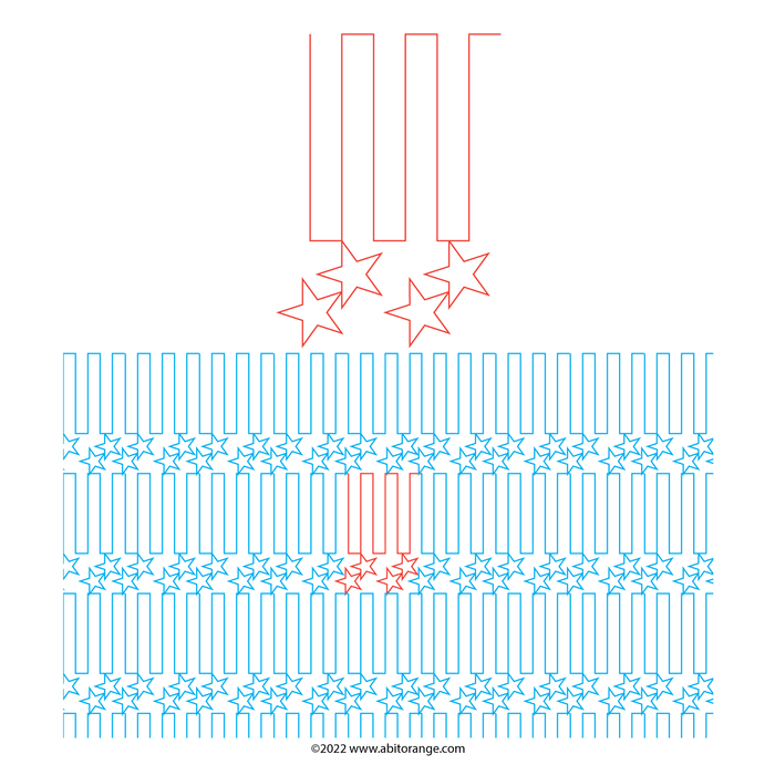 For Stars and Stripes Set (04 Designs)