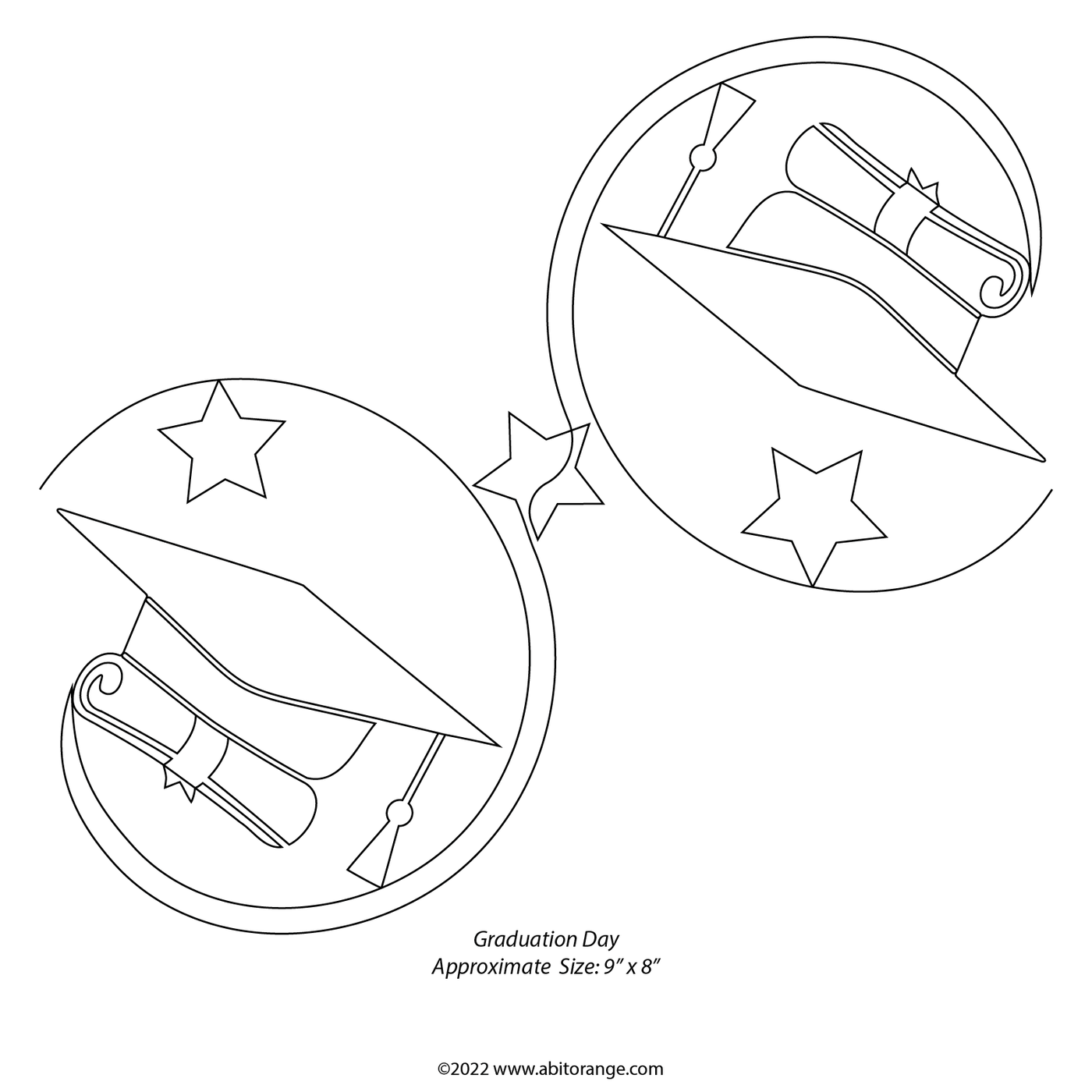 Graduation Day School/kids/graduation theme digital quilting design