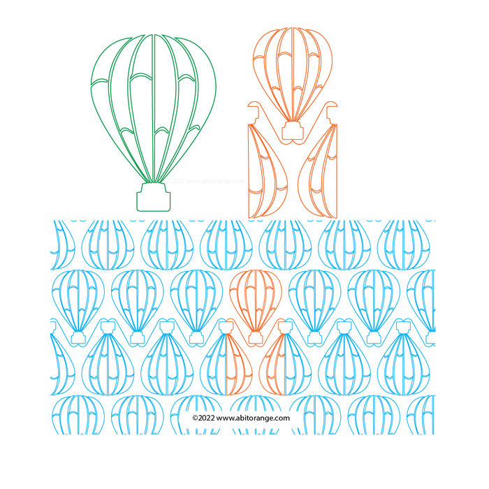 Hot Air Balloon 03 (2 Designs)