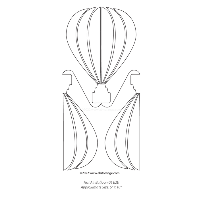 Hot Air Balloon 04 (2 Designs)