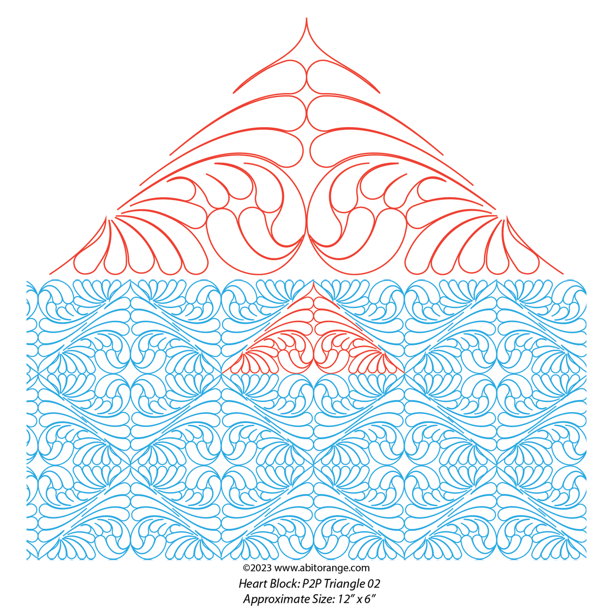 Heart Block P2P Triangle 02 — A Bit Orange