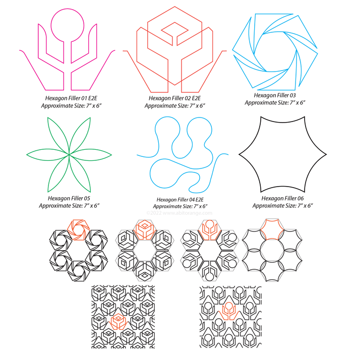 Hexagon Fillers Set