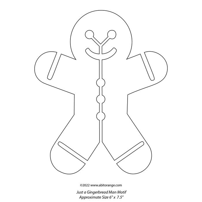 Just a Gingerbread Man (E2E & Motif)