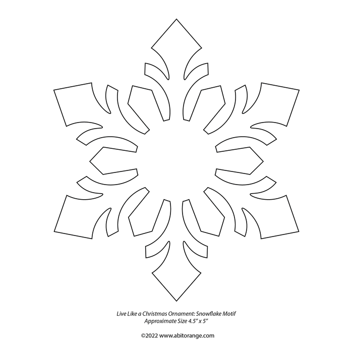 Live Like a Christmas Ornament Snowflake (Bundle)
