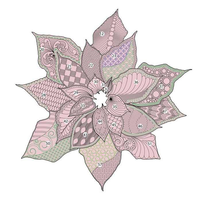 Multifarious DB Holiday Poinsettia (EMBROIDERY Formats)