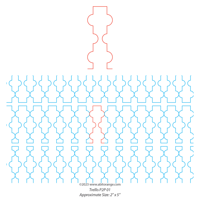 Trellis Border Corner 01