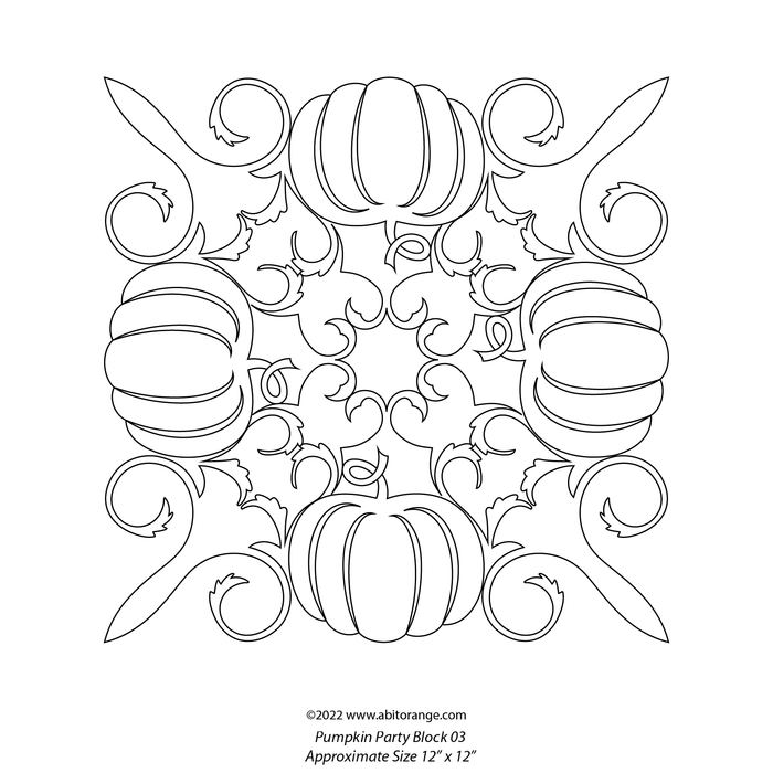 Pumpkin Party Block 03