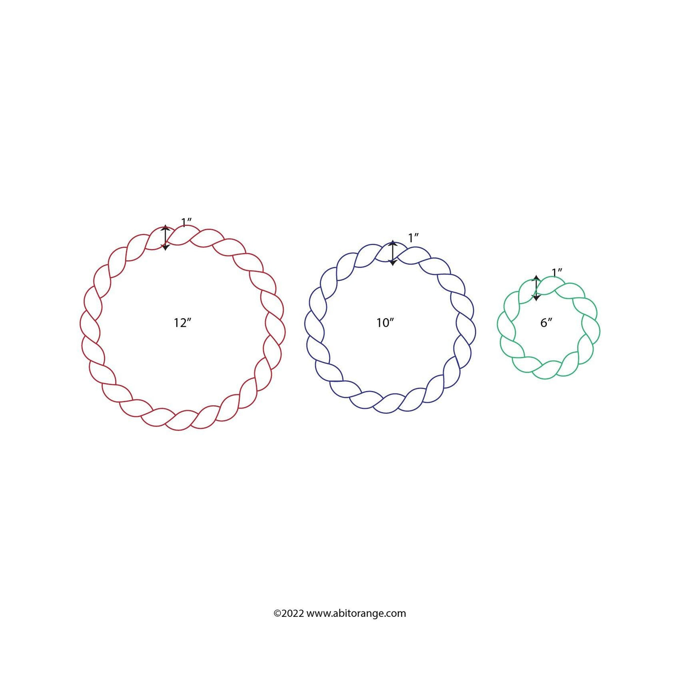 Rope Circles (3 Designs) — A Bit Orange