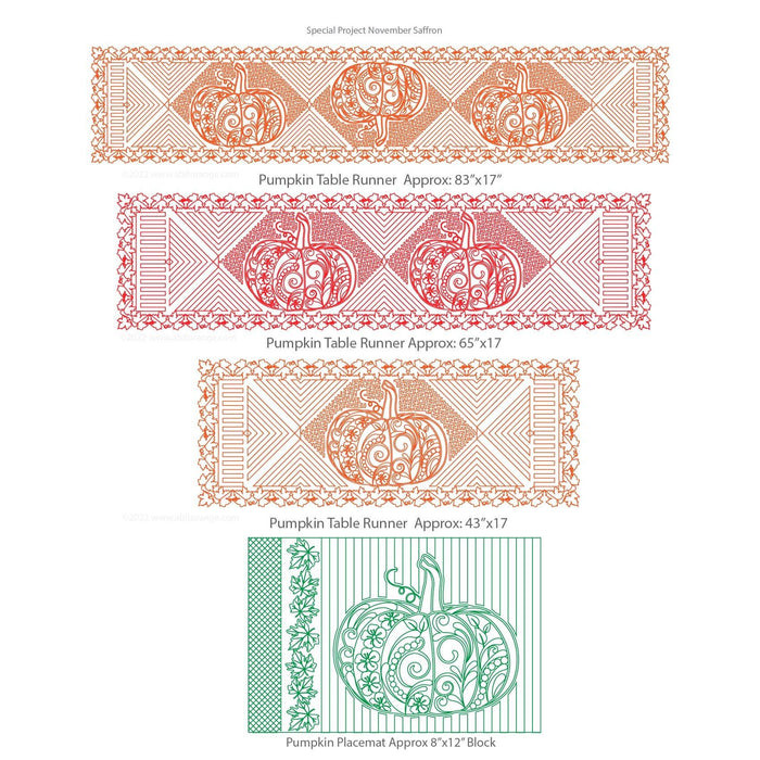 Saffron November 2022 (58 designs+Special Project)