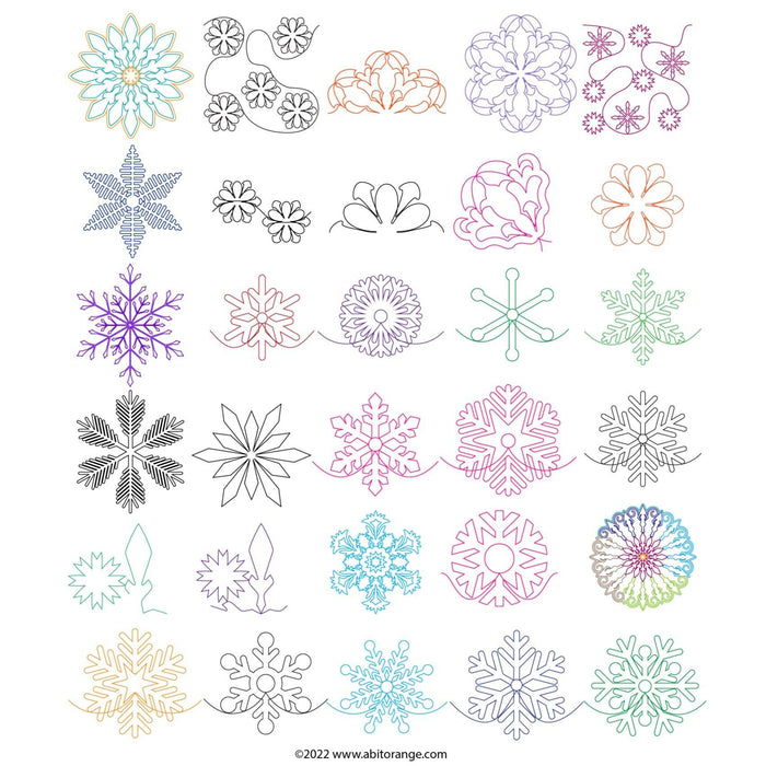 Saffron January 2022 (60 Designs+wholecloth Project in 2 Sizes)
