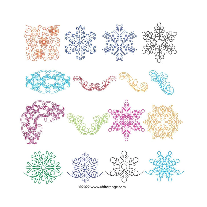 Saffron January 2022 (60 Designs+wholecloth Project in 2 Sizes)