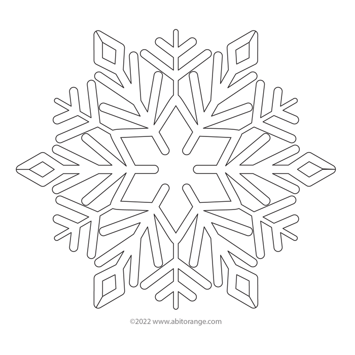 Sectored Plate Snowflake Block