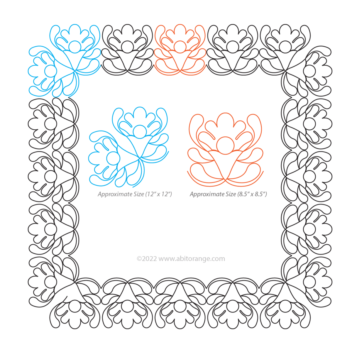 Small Black Flower 01 — A Bit Orange