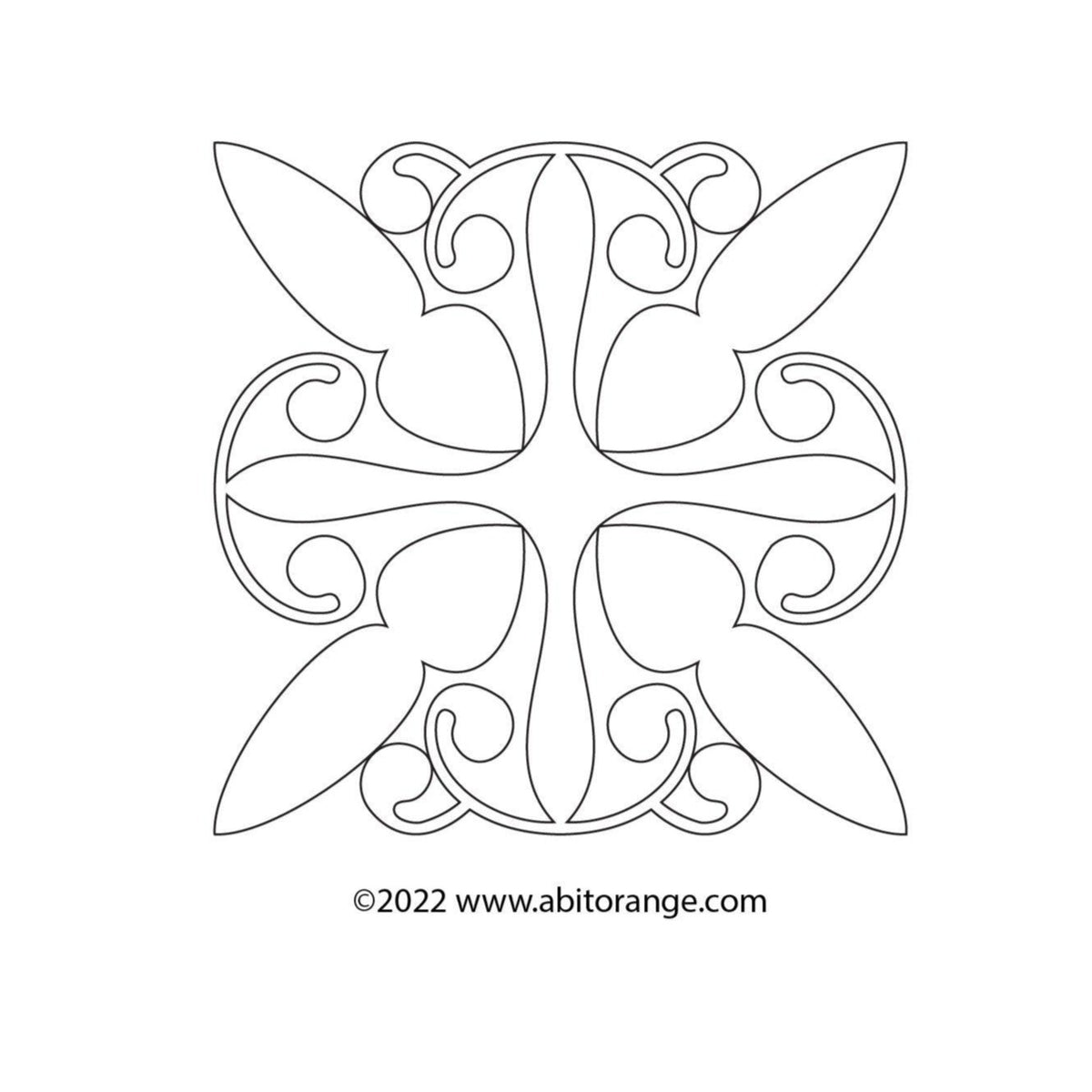 Snap Peas Block 01 — A Bit Orange