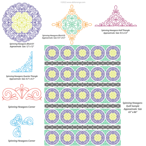 Hexagon Swan Set