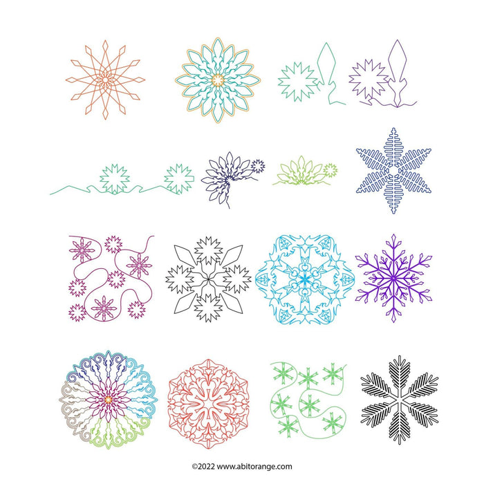 Saffron January 2022 (60 Designs+wholecloth Project in 2 Sizes)