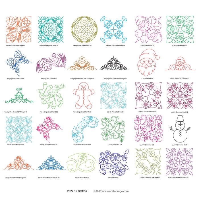 Saffron December 2022 (64 Designs)