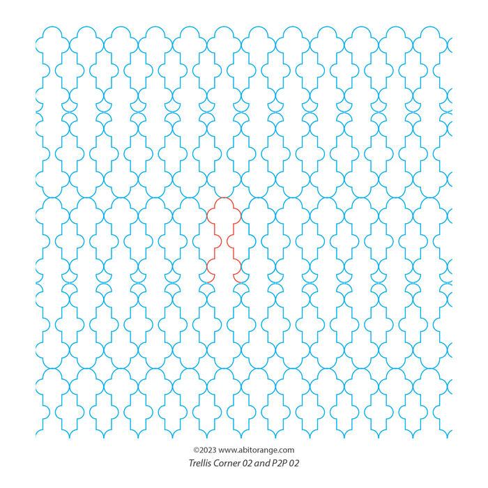 Trellis Border Corner 02